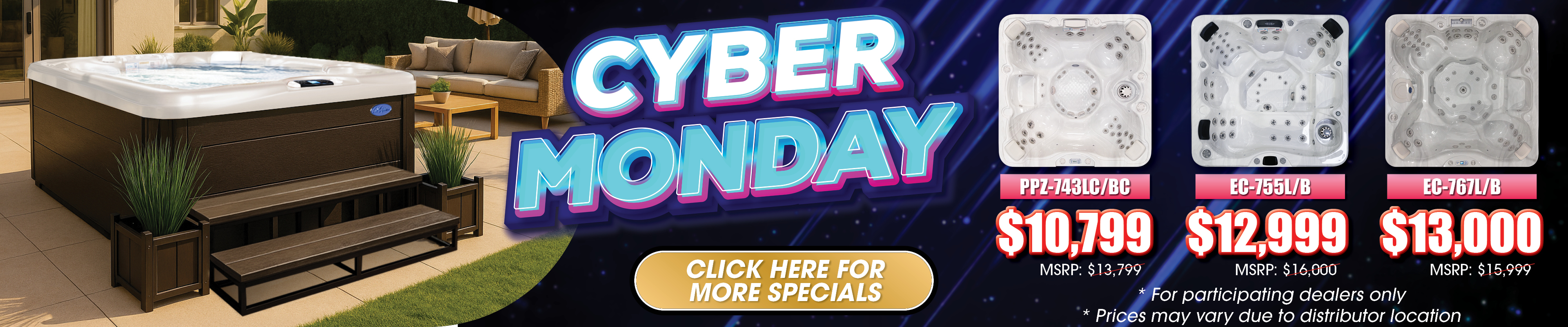 Calspas hot tub being used in a family setting - Sonora