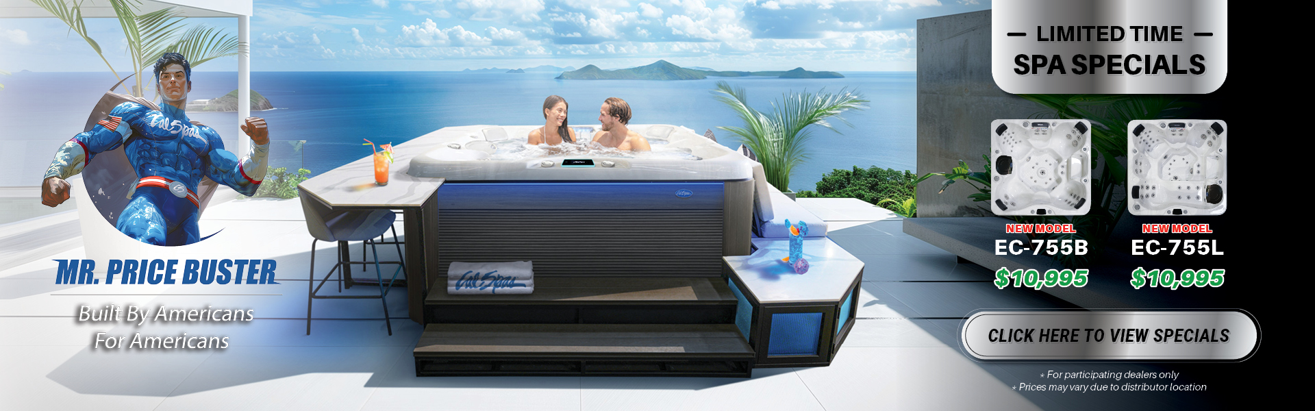 Calspas hot tub being used in a family setting - Sonora